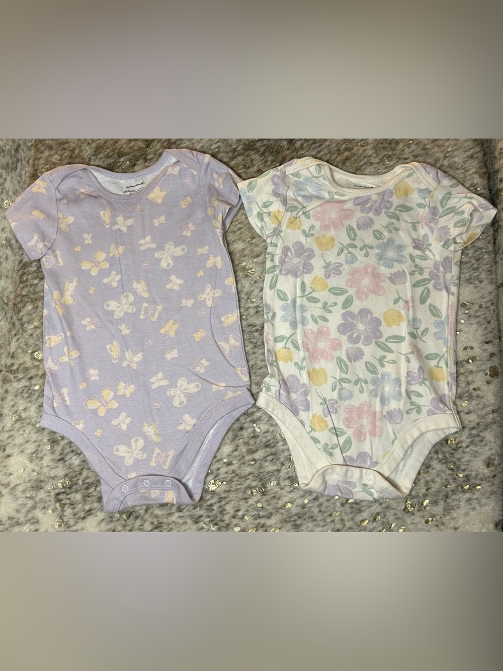 Member's Mark Set of 2 Bodysuits Toddler Girls Size 24M